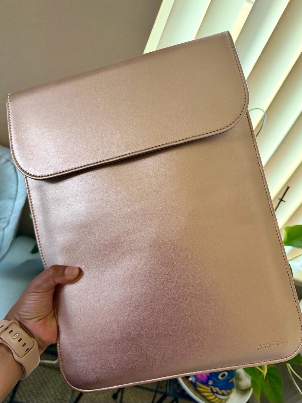 Rose Gold Laptop Sleeve Case - Picture 2 of 7